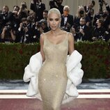 Kim Kardashian con el vestido de Marilyn Monroe en la MET Gala 2022