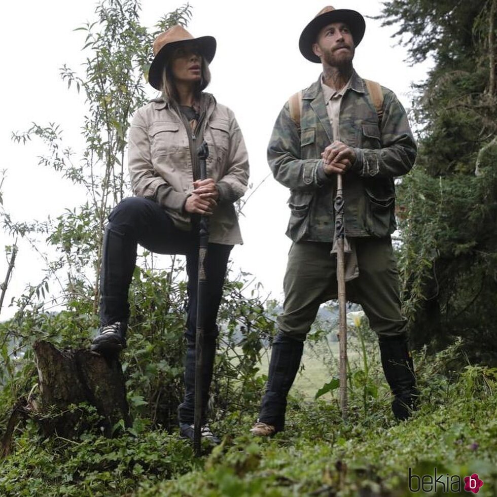 Pilar Rubio y Sergio Ramos de aventura en Ruanda