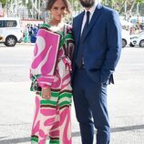 Gloria Camila y su novio David en la Feria de Abril de Sevilla 2022