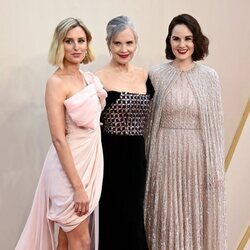 Michelle Dockery, Elizabeth McGovern y Laura Carmichael en la premiere de 'Downton Abbey: Una nueva era'