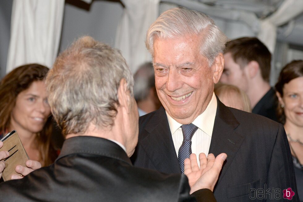 Mario Vargas Llosa y Jesús Mariñas