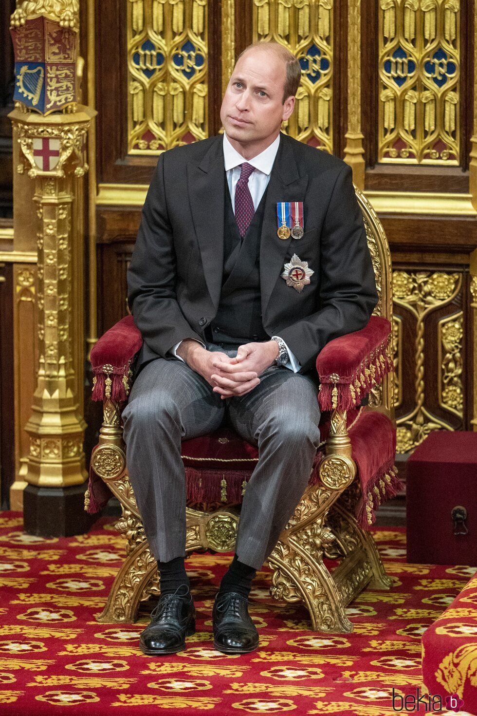 El Príncipe Guillermo en la Apertura del Parlamento 2022