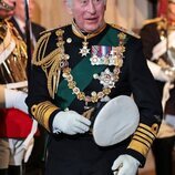 El Príncipe Carlos tras haber sustituido a la Reina en la Apertura del Parlamento 2022