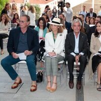 Bertín Osborne, la Infanta Elena y Alfonso Díez en la presentación de +Family