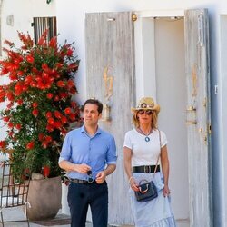 Emma García y Aitor Senar en Ibiza durante sus vacaciones