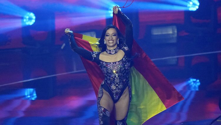 Chanel Terrero en la 66ª edición del Festival de Eurovisión celebrada en Turín