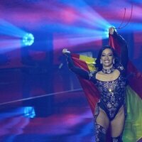 Chanel Terrero en la 66ª edición del Festival de Eurovisión celebrada en Turín