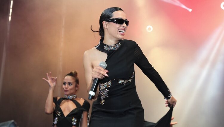 Chanel en su actuación en Madrid tras Eurovisión 2022