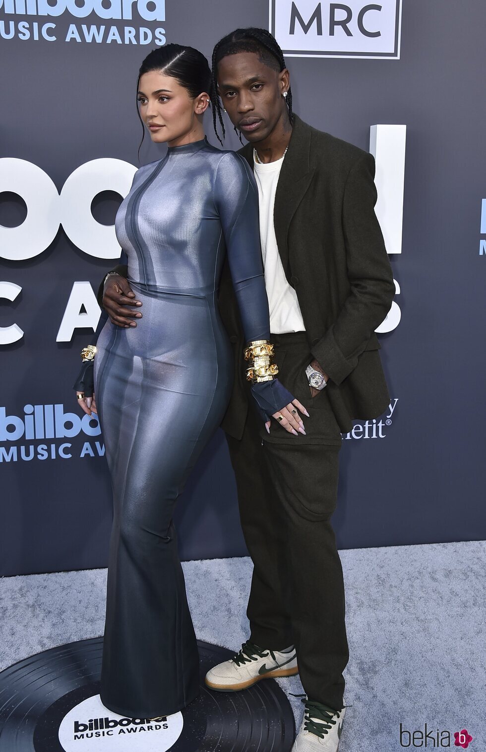 Kylie Jenner y Travis Scott en los Billboard Music Awards 2022