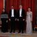 Los Reyes Felipe y Letizia con el Emir y la Jequesa de Catar en la cena de gala por su Visita de Estado a España