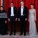 Los Reyes Felipe y Letizia, el Emir de Catar y la Jequesa Jawaher de Catar en la cena de gala por la Visita de Estado del Emir y la Jequesa de Catar a Espa