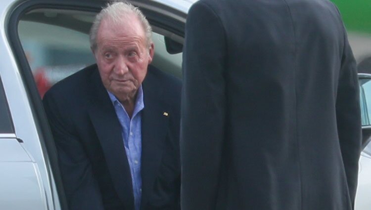El Rey Juan Carlos en su regreso a España tras casi dos años en Abu Dabi