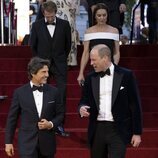 El Príncipe Guillermo y Tom Cruise, muy cómplices en el estreno de 'Top Gun: Maverick'