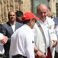 El Rey Juan Carlos en el Náutico de Sanxenxo en su regreso a España