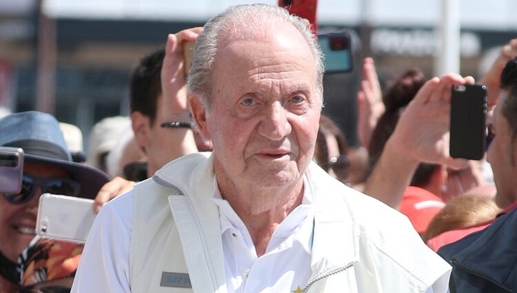El Rey Juan Carlos en el Náutico de Sanxenxo en su regreso a España tras casi dos años en Abu Dabi