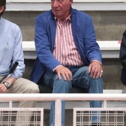 El Rey Juan Carlos en el partido de balonmano de Pablo Urdangarin en Pontevedra