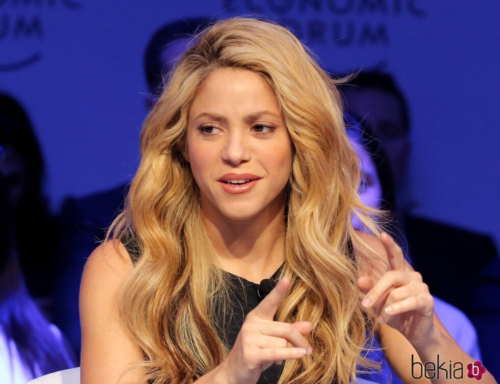 Shakira en el World Economic Forum en Davos en 2017