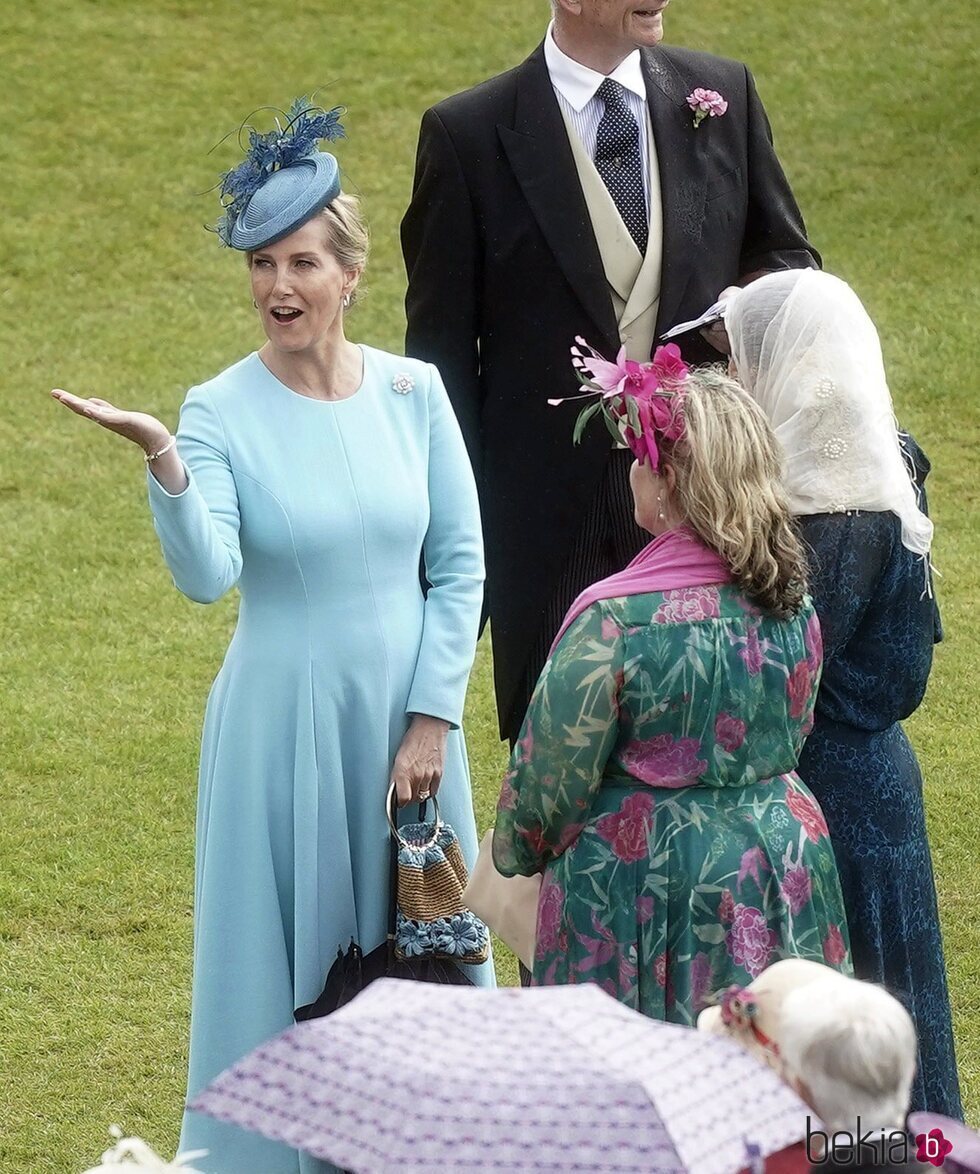 Sophie de Wessex en una Garden Party 2022 en Buckingham Palace