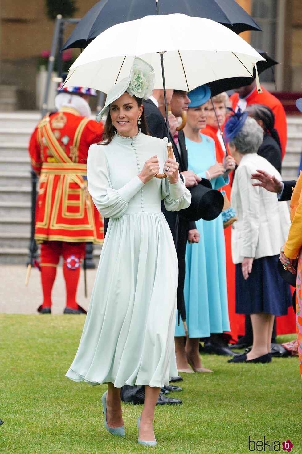 Kate Middleton en una Garden Party 2022 en Buckingham Palace