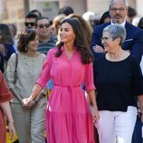 La Reina Letizia y Eva Orúe en la inauguración de la Feria del Libro de Madrid 2022