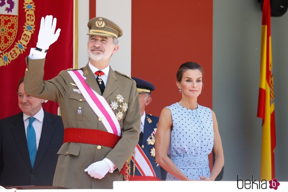 El Rey Felipe y la Reina Letizia en el Día de las Fuerzas Armadas 2022
