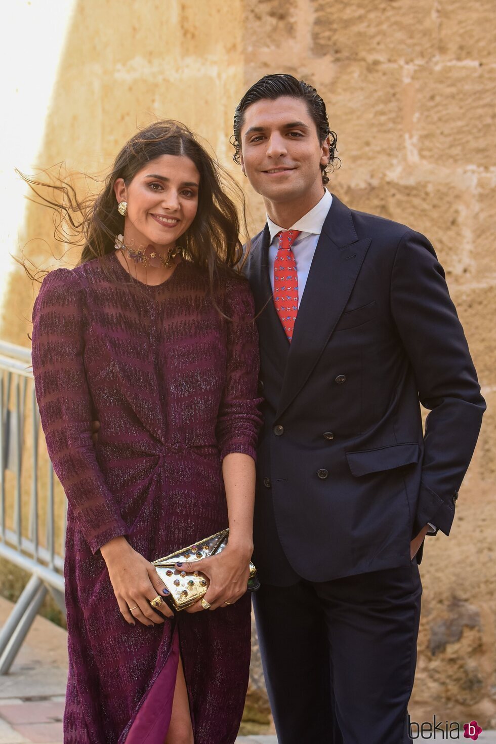 Tomás Páramo y María García de Jaime en la boda de Marta Lozano y Lorenzo Remohi