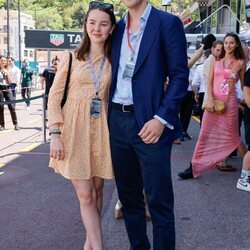 Alexandra de Hannover y Ben-Sylvester Strautmann en el Gran Premio de F1 de Mónaco 2022