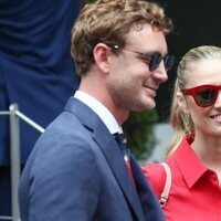 Pierre Casiraghi y Beatrice Borromeo en el Gran Premio de F1 de Mónaco 2022