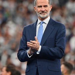 El Rey Felipe VI en la final de la Champions en París