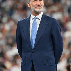 El Rey Felipe VI en la final de la Champions donde ganó el Real Madrid