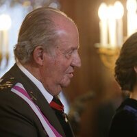 El Rey Juan Carlos y la Reina Letizia en la Pascua Militar 2018 en el Palacio Real