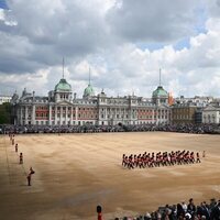 Trooping the Colour en Horse Guards Parade por el Jubileo de Platino