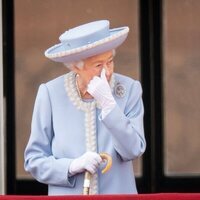 La Reina Isabel muy emocionada en Trooping the Colour 2022 por el Jubileo de Platino