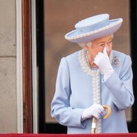 La Reina Isabel muy emocionada en Trooping the Colour 2022 por el Jubileo de Platino