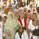 La Reina Letizia visita la universidad de Nuakchot en Mauritania