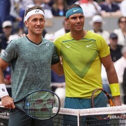 Casper Ruud y Rafa Nadal en la final de Roland Garros 2022