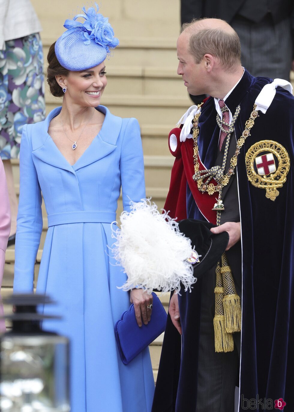 El Príncipe Guillermo y Kate Middleton en el Día de la Jarretera 2022