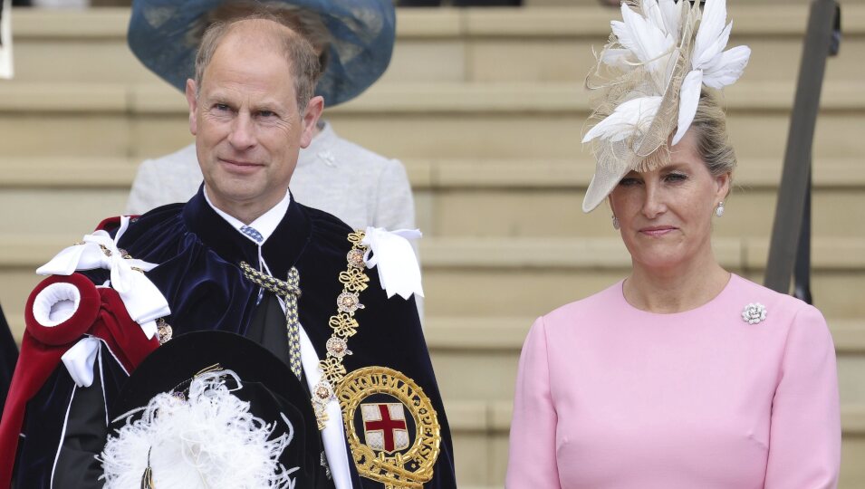 El Príncipe Eduardo y Sophie de Wessex en el Día de la Jarretera 2022