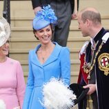 Sophie de Wessex y el Príncipe Guillermo y Kate Middleton en el Día de la Jarretera 2022