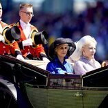 Los Duques de Gloucester y la Princesa Michael de Kent en Ascot 2022