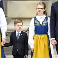 Estelle y Oscar de Suecia en el Día Nacional de Suecia 2022