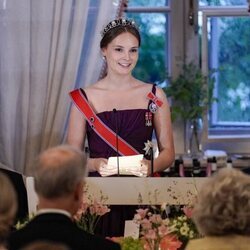 Ingrid Alexandra en su discurso en la cena de gala por su 18 cumpleaños