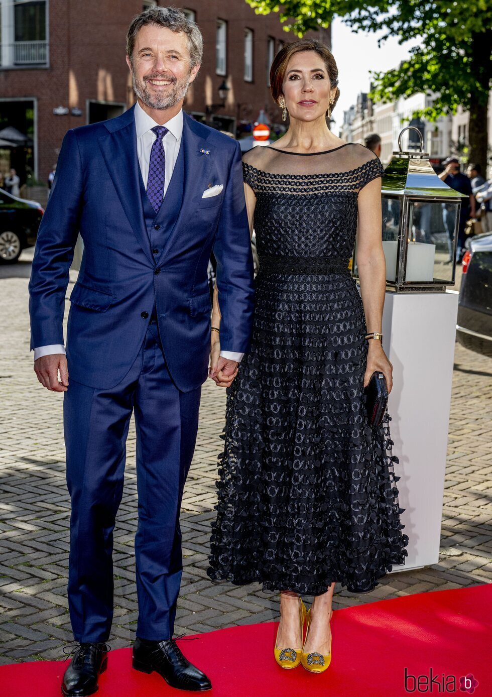 Federico y Mary de Dinamarca en una cena en Grote Kerk por su visita oficial a Holanda
