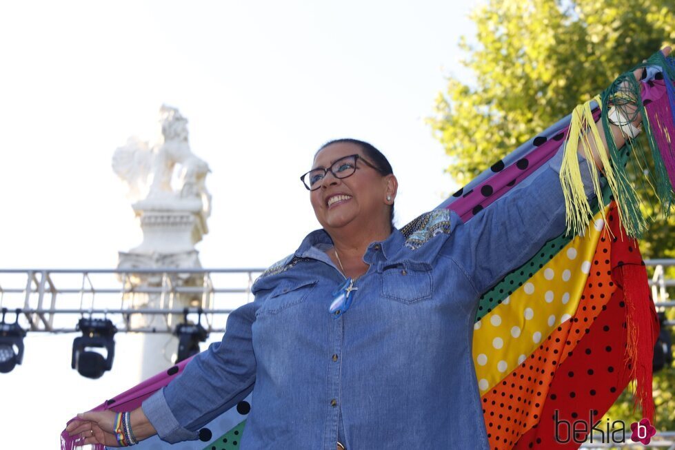 María del Monte celebrando el Orgullo LGBTIQ+ en Sevilla