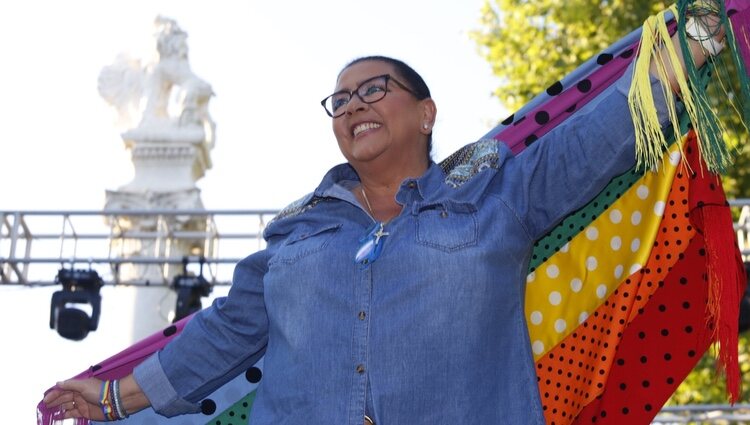 María del Monte celebrando el Orgullo LGBTIQ+ en Sevilla
