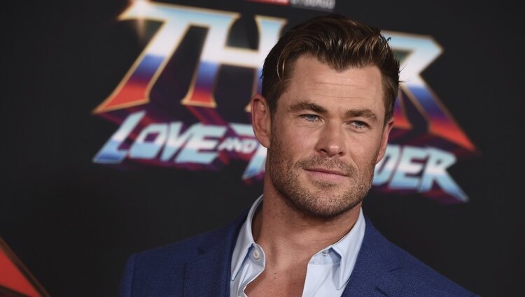 Chris Hemsworth en el estreno de 'Thor: love and thunder'