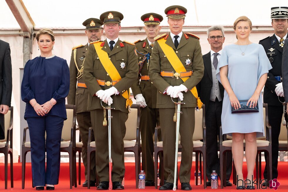Los Grandes Duques de Luxemburgo y Guillermo y Stéphanie de Luxemburgo en el Día Nacional de Luxemburgo 2022