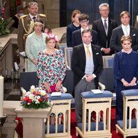 La Familia Gran Ducal de Luxemburgo en el Día Nacional de Luxemburgo 2022