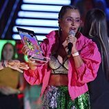 Carmen Alcayde proclamada como ganadora en el primer concierto del 'Sálvame Mediafest'