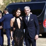 Fede Valverde y su mujer en la boda de Dani Carvajal y Daphne Cañizares